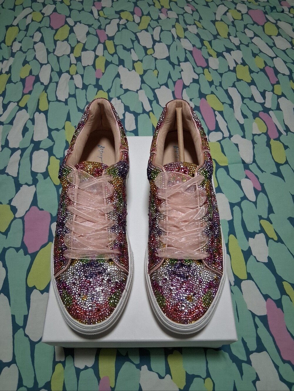 Betsey Johnson Sidney Rhinestone Sneakers - Picture 9 of 12